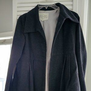 WENDY KATLEN GRAY BUBBLE JACKET - SIZE 6 - GENTLY USED